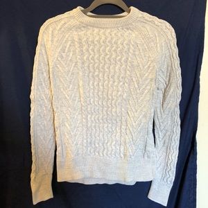 Gap Light Blue Cableknit Sweater